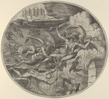 Envy, from the Seven Deadly Sins ca. 1550-55. Creator: Leon Davent