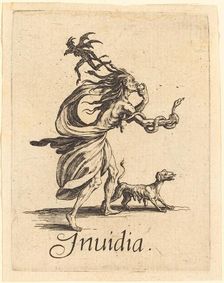 Envy, probably after 1621. Creator: Jacques Callot