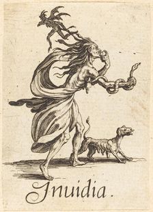 Envy, probably after 1621. Creator: Jacques Callot