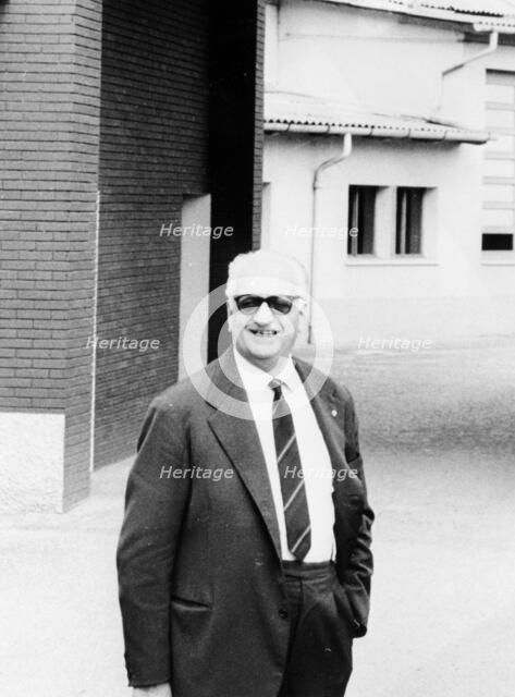 Enzo Ferrari, (1960s?). Artist: Unknown