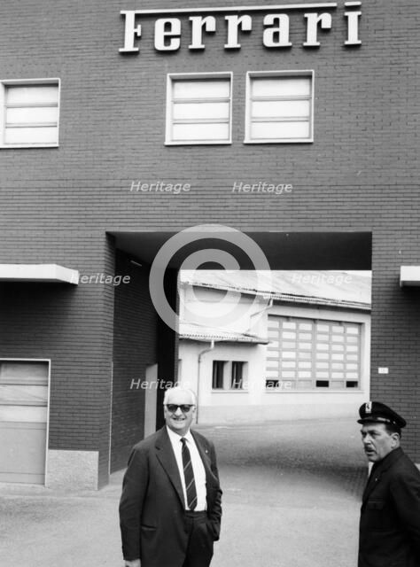 Enzo Ferrari, (1960s?). Artist: Unknown