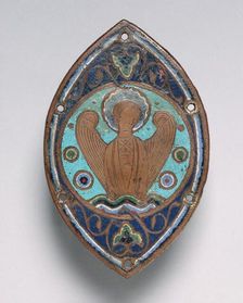 Enamel Plaque from the Altar Frontal of Saint Martin at Orense (Spain) , 1174-1213 (prob before 1188 Creator: Unknown