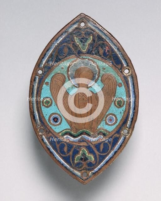 Enamel Plaque from the Altar Frontal of Saint Martin at Orense (Spain) , 1174-1213 (prob before 1188 Creator: Unknown.