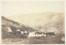 Encampment of the 71st Regiment, 1855. Creator: Roger Fenton