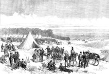 Encampment of the Portsmouth Garrison, 1871. Creator: Unknown