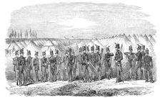 Encampment of the Rifle Brigade, at Constantinople - from a daguerreotype by J. Robertson, 1854. Creator: Unknown