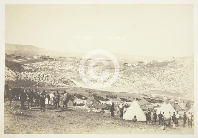 Encampment of Horse Artillery, 1855. Creator: Roger Fenton.