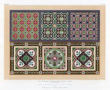 Encaustic Tiles 19th century.Artist: John Burley Waring