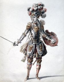 Enchanted Knight c1685. Artist: Jean Berain