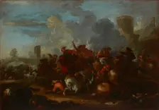 Encounter, 1740-1761. Creator: August Querfurt