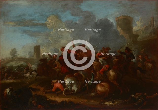 Encounter, 1740-1761. Creator: August Querfurt.