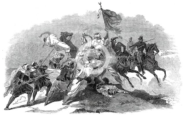 Encounter of Kabyles with French troops, 1845. Creator: Unknown.