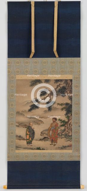 Encounter of Yun-men Wen-yen and Fa-yen Wen-i, Muromachi period, 1473-1523. Creator: Kenko Shokei.