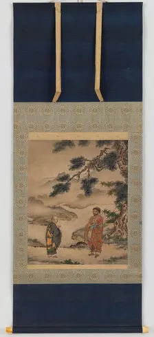 Encounter of Yun-men Wen-yen and Fa-yen Wen-i, Muromachi period, 1473-1523. Creator: Kenko Shokei