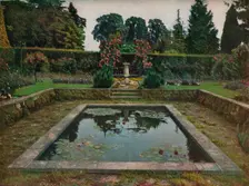 Enclosed Garden and Lily Pool at Gatton Park, Surrey, 1914