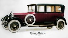 Enclosed drive Rolls-Royce limousine with partition behind the driver, c1910-1929(?)