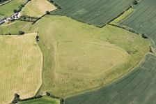 Enclosed settlement earthwork on Robin a Tiptoe Hill, near Tilton on the Hill, Leicestershire, 2018. Creator: Historic England Staff Photographer