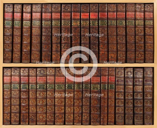 Encyclopédie by Denis Diderot and Jean Le Rond d'Alembert. First edition, 1751-1772. Creator: Historic Object.