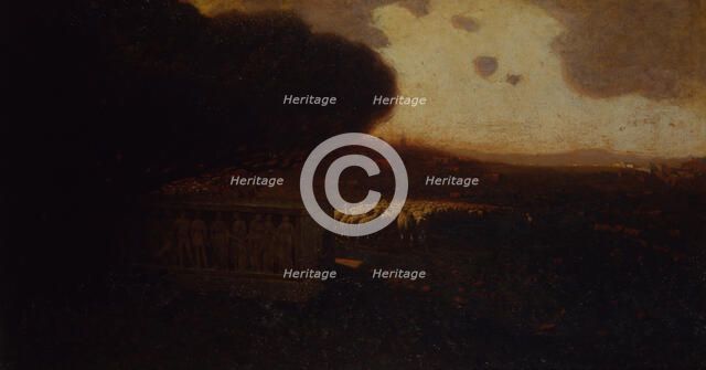 End of a Summer's Day. Eclogue, 1899-1907. Creator: De Maria, Mario (1852-1924).