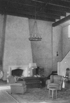 End of Assembly Room, Los Angeles Tennis Club, Los Angeles, California, 1925