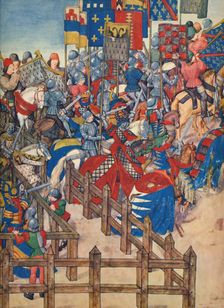 End of the Tournament at Bruges, March 11, 1392 c15th century, (1937). Artist: Emile- Aurele Van Moe