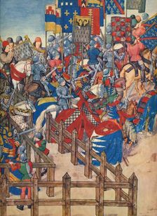 End of the Tournament at Bruges, March 11, 1392 c15th century, (1937). Artist: Emile- Aurele Van Moe