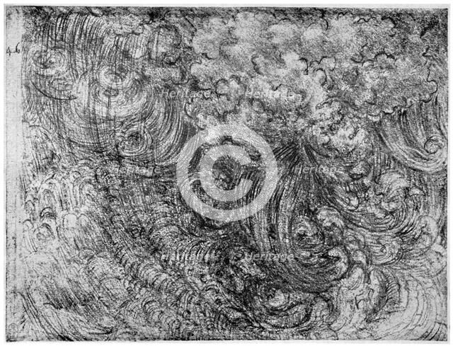 'End of the World', c1514-1515 (1954). Artist: Leonardo da Vinci