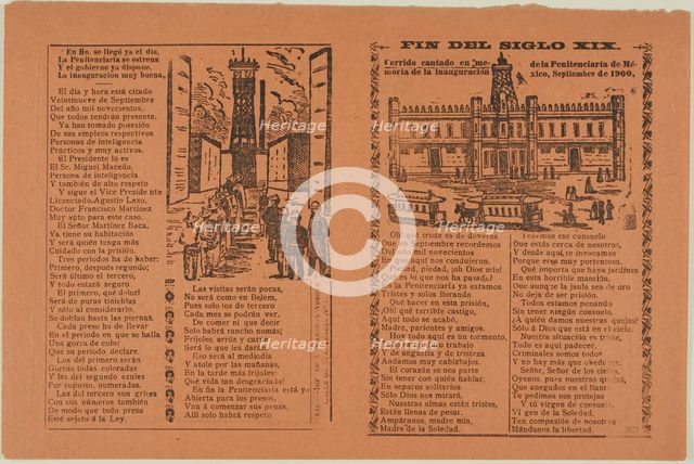 End of the XIX Century, September 1890. Creator: José Guadalupe Posada.