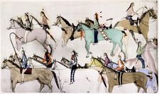 End of the Battle c1900. Artist: Amos Bad Heart Buffalo