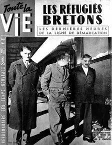 End of the line of demarcation between German-occupied and Vichy France, 1942 (March 1943)