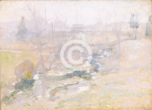 End of Winter, after 1889. Creator: John Henry Twachtman.