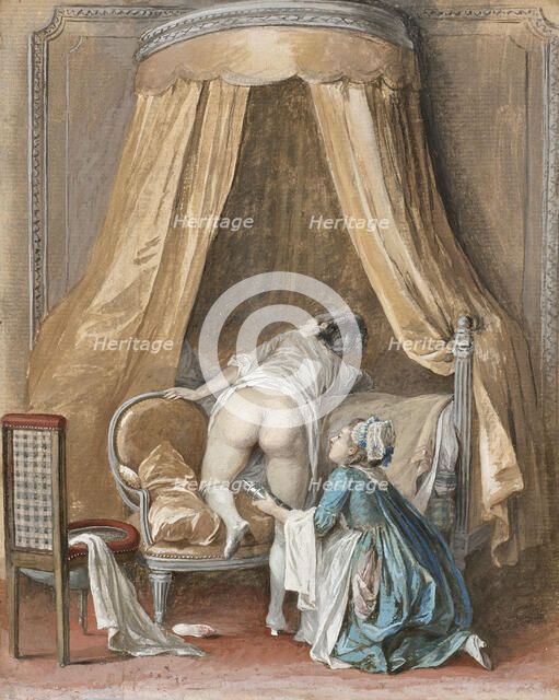 Enema, late 18th-early 19th century. Creator: Nicolas Lavreince.