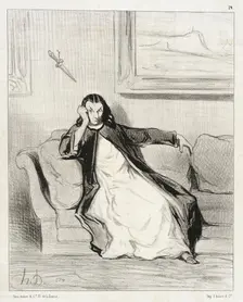 Enfer et damnation!...Sifflée...Siflée!!...Siiiiflée!, 1844. Creator: Honore Daumier