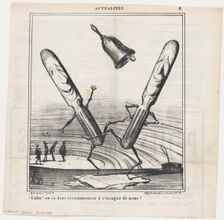 Enfin! On va donc recommencer à s'occuper de nous!, 1869. Creator: Honore Daumier