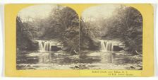Enfield Creek, near Ithaca, N.Y. 2d Fall, Lower Ravine, 1860/65. Creator: J. C. Burritt