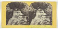 Enfield Creek, near Ithaca, N.Y. Lucifer, or Main Fall, from South Bank, 1860/65. Creator: J. C. Burritt