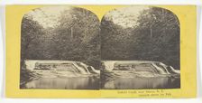 Enfield Creek, near Ithaca, N.Y. Cascade above 1st Fall, 1860/65. Creator: J. C. Burritt