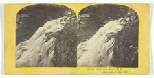 Enfield Creek, near Ithaca, N.Y. Lower part of Main Fall, 1860/65. Creator: J. C. Burritt