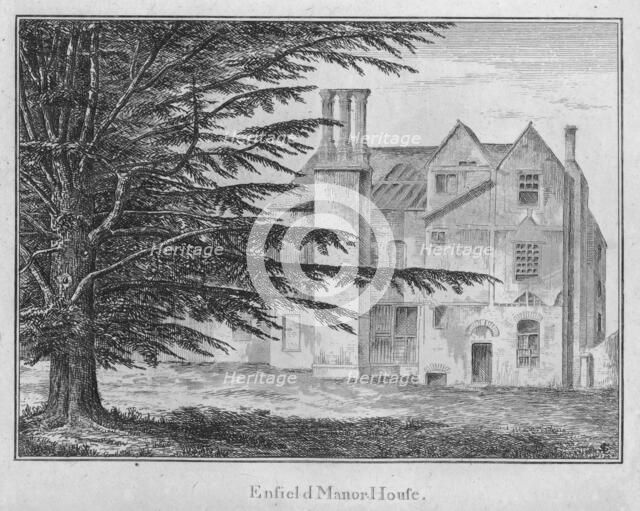 'Enfield Manor House', c1792. Artist: Unknown.