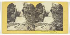 Enfield Ravine, above the Fall. Near Ithaca, N.Y., 1860/65. Creator: J. C. Burritt