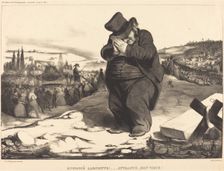 Enfoncé Lafayette!... Attrappe, mon vieux!, 1834. Creator: Honore Daumier