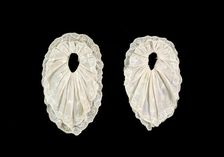 Engageantes, British, ca. 1760. Creator: Unknown