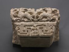 Engaged Capital with Animals, 400s - 500s. Creator: Unknown