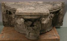 Engaged Clustered Captial, French, 13th century. Creator: Unknown