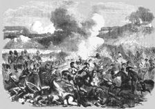 Engagement before Silistria; The Siege of Silistria 1854. Creator: Unknown