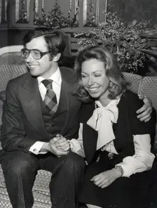 Engagement of Princess Christina of Sweden and Tord Magnuson, 1 February 1974. Creator: Unknown