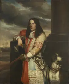 Engel de Ruyter (1649-1683), Dutch vice-admiral, 1680. Artist: Lievens, Jan (1607-1674)