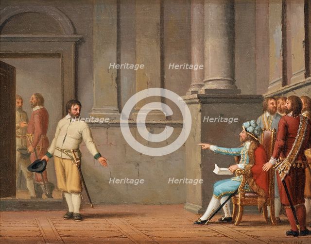 Engelbrekt Engelbrektsson before Eirik III, 1805. Artist: Hilleström, Pehr (1732-1816)