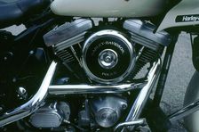 Engine of 1994 Harley Davidson police bike