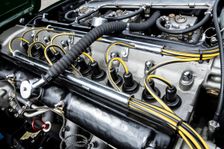 Engine of a 1961 Aston Martin DB4 GT previously owned by Donald Campbell. Creator: Unknown
